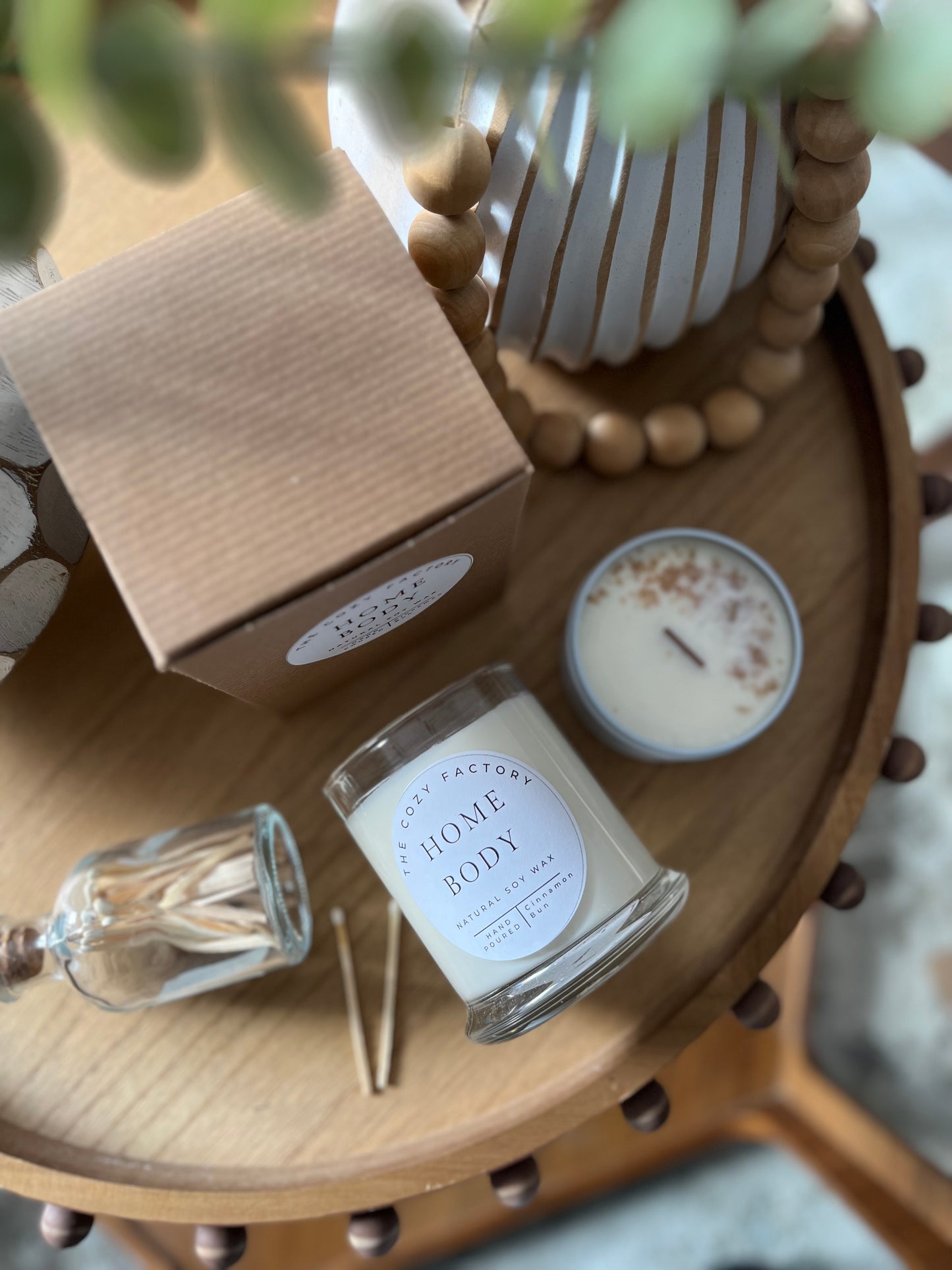 Home Body 12oz Jar - Creamy Cinnamon Chai