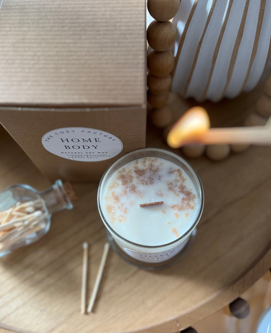 Home Body 12oz Jar - Creamy Cinnamon Chai