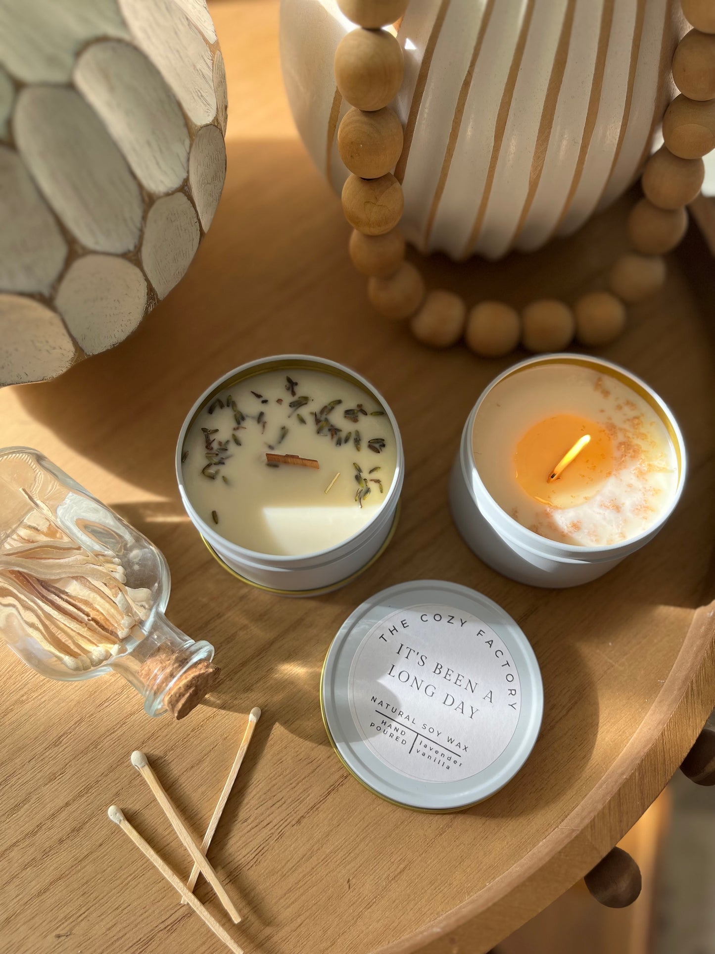 It's been a long day 8oz Travel Tin- Lavender Vanilla